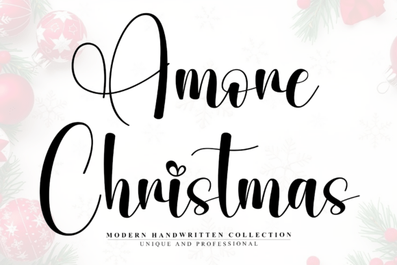 Amore Christmas Font: Elevating Digital Brand Design