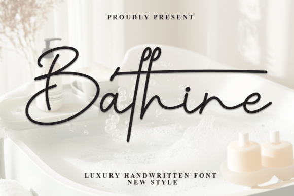 Bathine Font: Elevating Digital Campaigns with Luxury Script