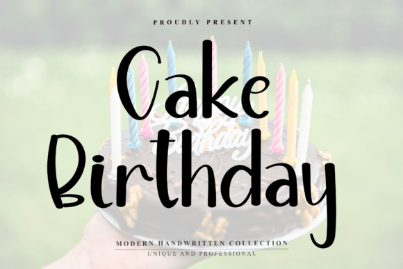 Cake Birthday Font: Adding Warmth to Brand Identity
