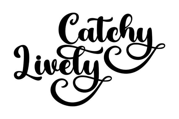 Catchy Lively Font: Bold Script for Web Design