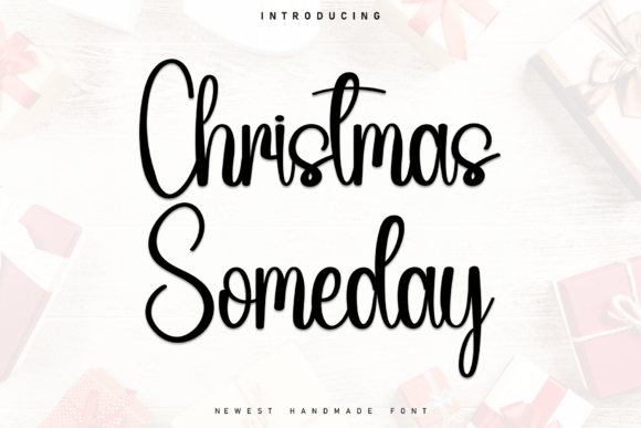 Christmas Someday Font for Web Design and Branding