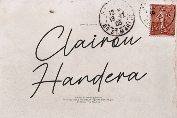 Clairou Handera Font Review: Elegant Script for Branding