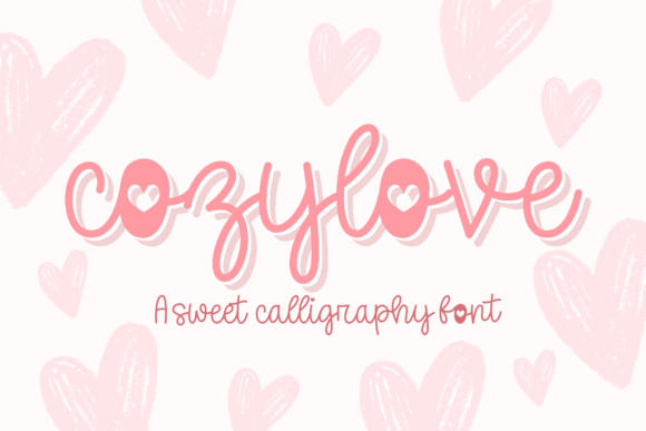 Cozylove Font: A Romantic Script for Handmade Crafts