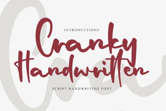 Cranky Handwritten Font Review for Web Design