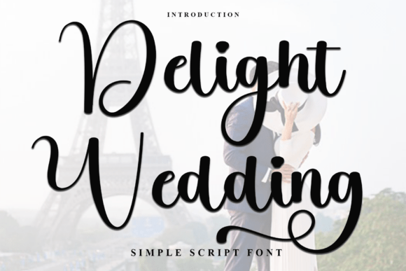 Delight Wedding Font: Festive Flair for Campaigns