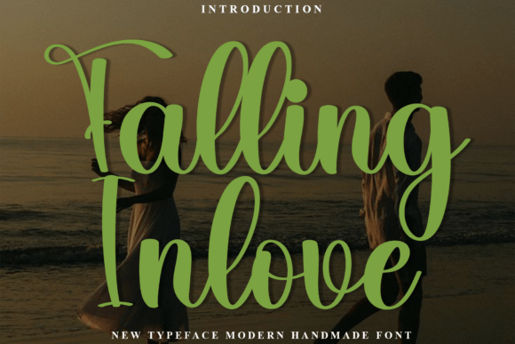 Falling Inlove Font: Festive Script for Holiday Crafts