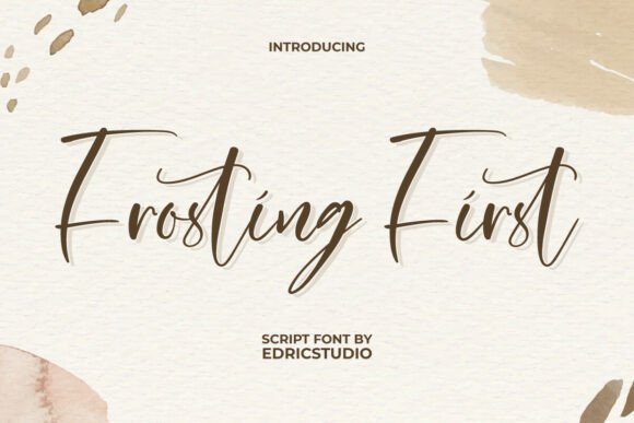 Frosting First Font: Elevate Digital Brand Visuals
