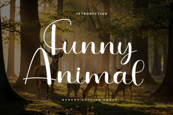 Funny Animal Font: Handwritten Style for Digital Campaigns
