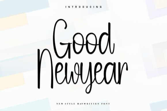 Good Newyear Font: Handwritten Charm for Business Branding