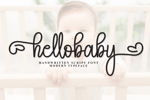 Hellobaby Font: Sweet Handwritten Style for Crafters