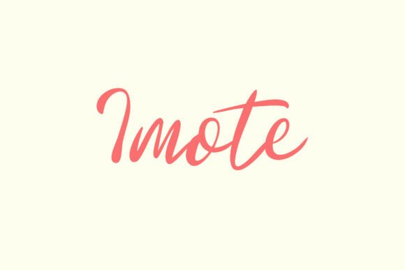 Imote Font: Elevating Digital Brand Identity
