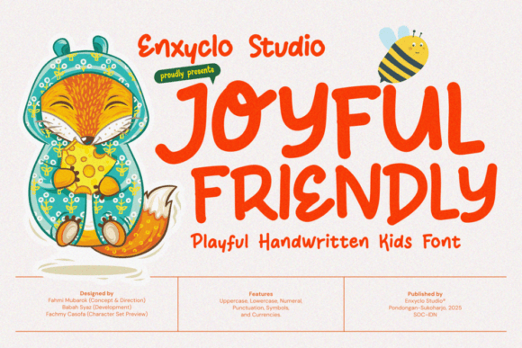 Joyful Friendly Font: Whimsical Typography for Web Design