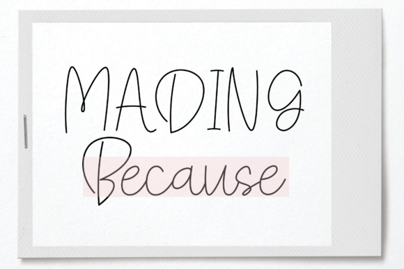 Mading Because Font: Elevating Small Business Branding