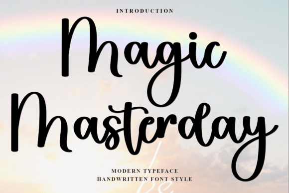 Magic Masterday Font: Festive Branding for Small Business