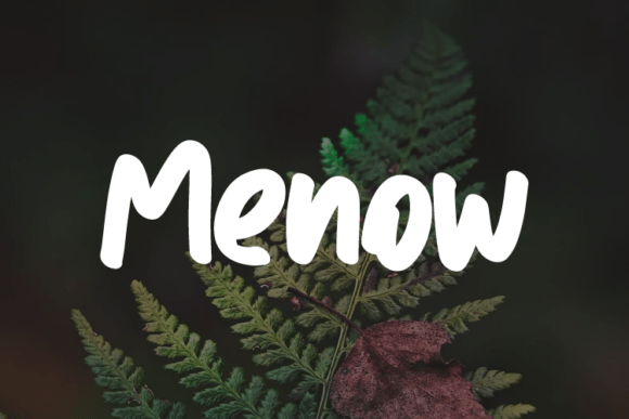 Menow Font: Elegant Typography for Editorial Design
