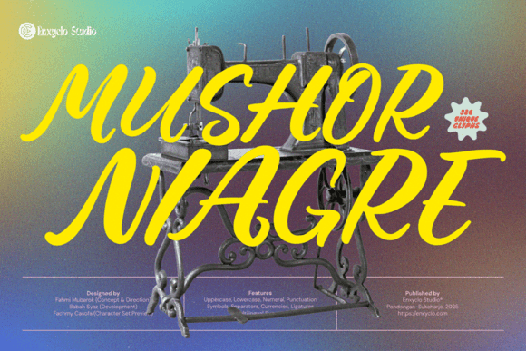 Mushor Niagre Font: Elevating Small Business Branding