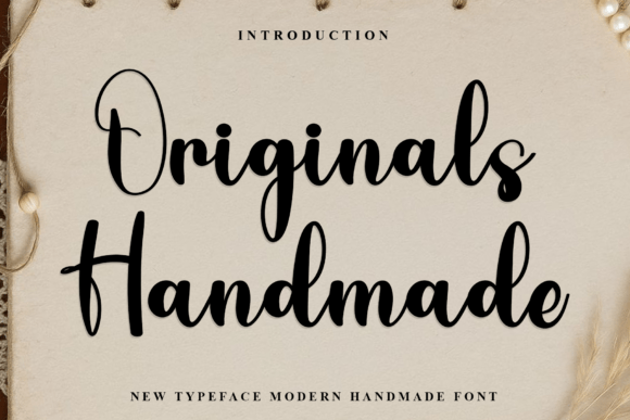 Originals Handmade Font: Festive Web Design Tips
