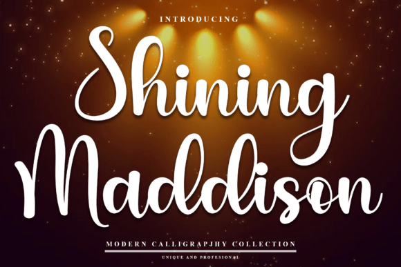 Shining Maddison Font: A Holiday Campaign Design Review