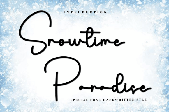 Snowtime Paradise Font for Scroll-Stopping Campaigns