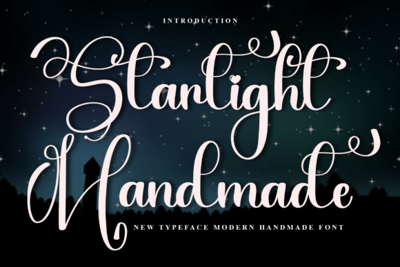Starlight Handmade Font for Festive Editorial Design