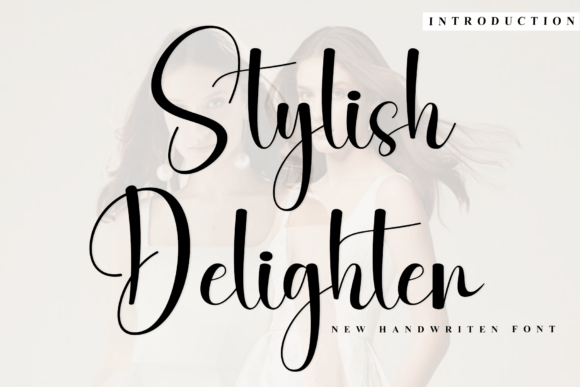 Stylish Delighter Font for Elegant Craft Projects