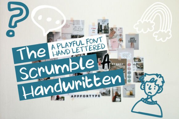 The Scrumble Handwritten Font for Editorial Design