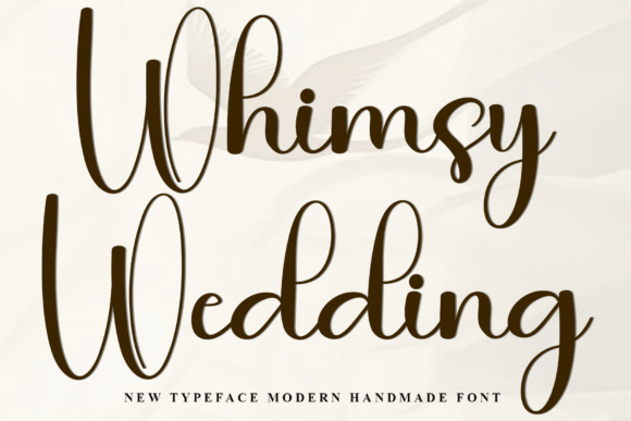 Whimsy Wedding Font: Adding Warmth to Small Business Branding