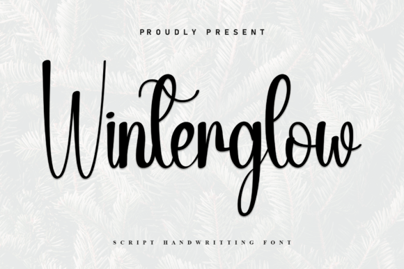 Winterglow Font: A Handwritten Typeface for Makers